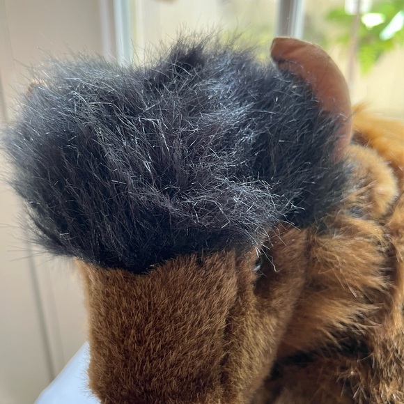 18” Laying Buffalo American Wego Plush Bison, brown 1042 soft toy stuffed - Picture 2 of 5